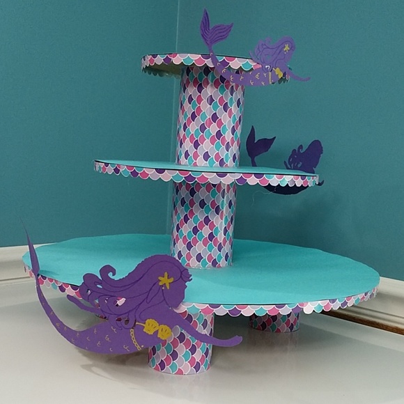 Mermaid cupcake stand - Picture 1 of 3